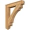 Ekena Millwork Merced Arts & Crafts Rough Sawn Bracket, Western Red Cedar, 6"W x 38"D x 42"H BKT06X38X42MRC03RWR - alternate 1